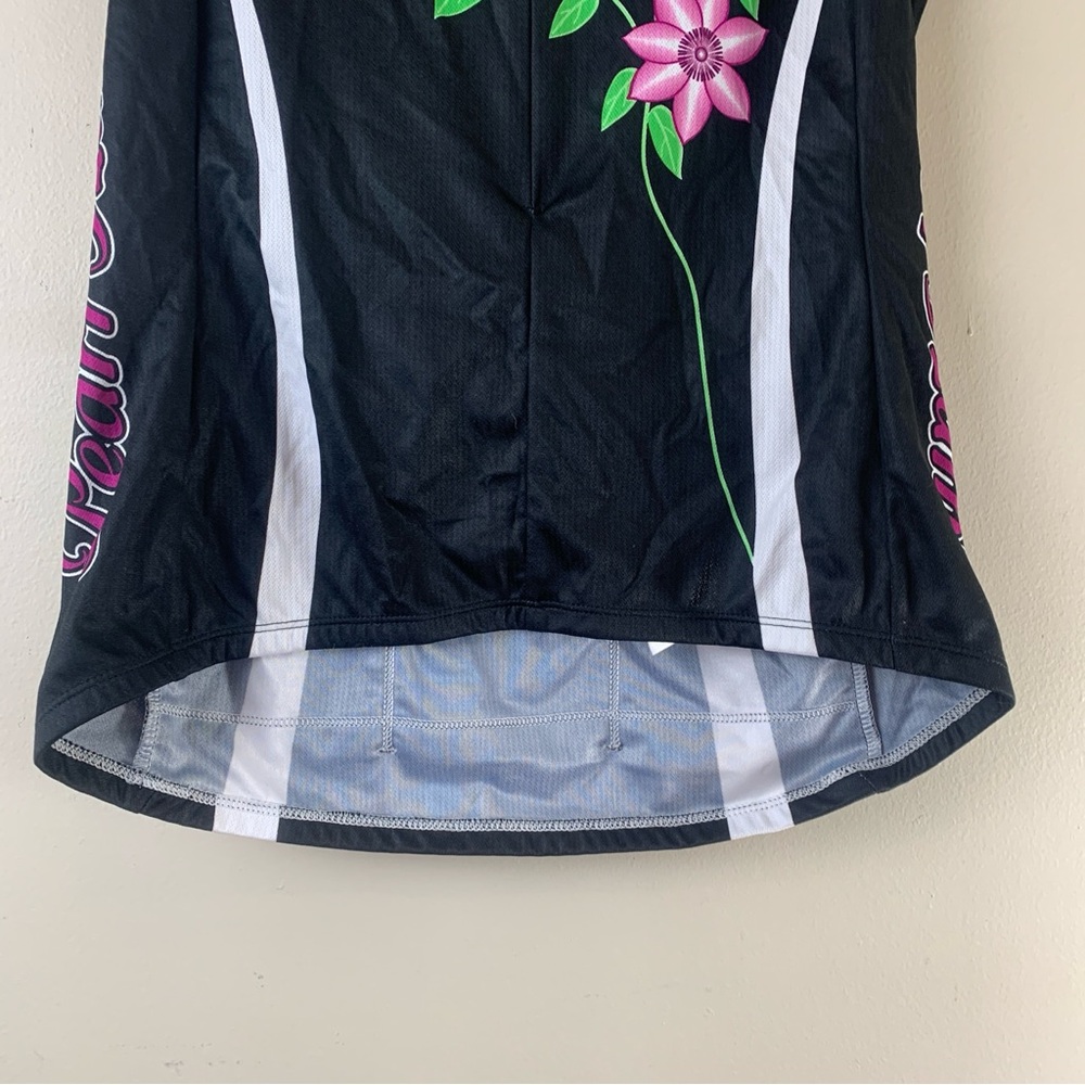 Pearl Izumi Sleeveless Jersey Womens Small Black Floral Select Series Cycling - Picture 5 of 11